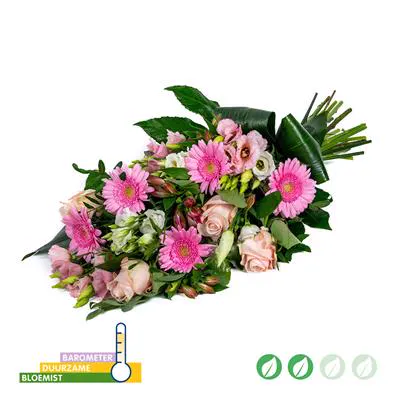 Rouwboeket Roze