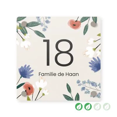 Huisnaambord - 20x20
