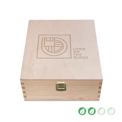 Houten theedoos